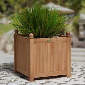 Solid Teak Garden Planter